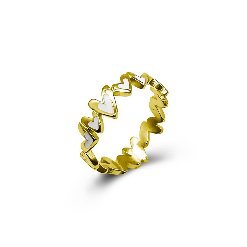 ANELLO CUORE SMALTO - XP22536D507