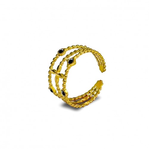 ANELLO MULTILINEA CON STRASS - YG2348E321