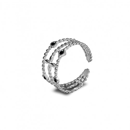ANELLO MULTILINEA CON STRASS - YG2348E321