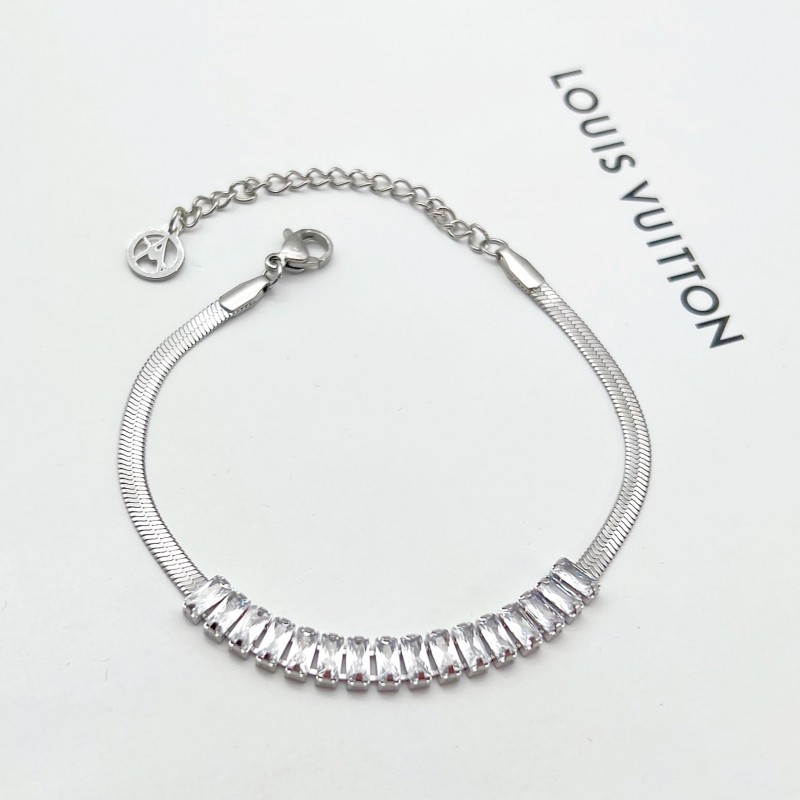 BRACCIALE CATENA SNAKE CON ZIRCONIA - AG223572B98