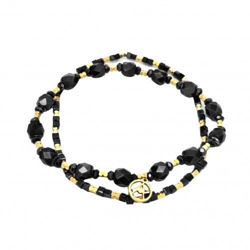 BRACCIALE ELASTICIZZATO CON CRISTALLO - GD23169E818