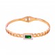 BRACCIALE RIGIDO A MOLLA CON ZIRCONIA - LR21828108C80