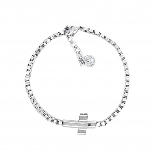 BRACCIALE UOMO CON CROCE E PUNTO LUCE - RD23128E228/229/230