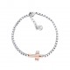 BRACCIALE UOMO CON CROCE E PUNTO LUCE - RD23128E228/229/230