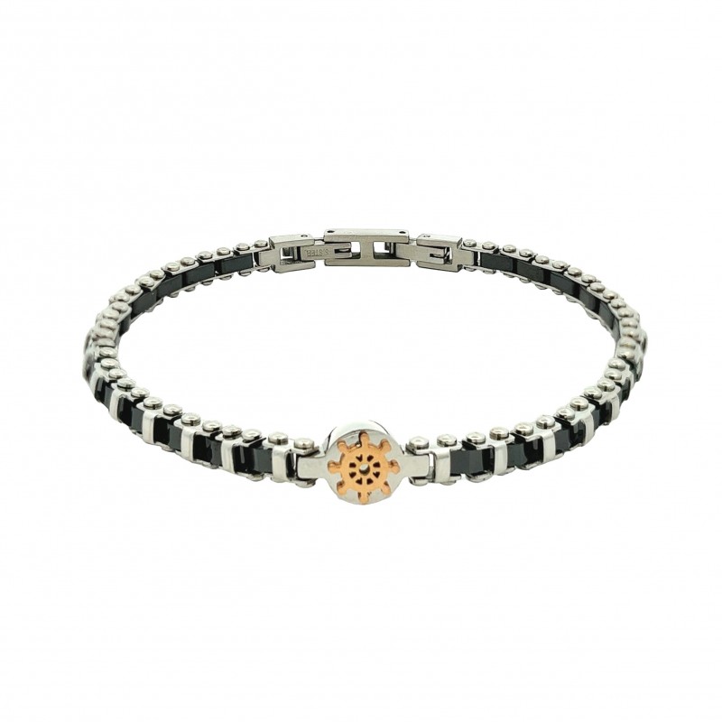 BRACCIALE UOMO CON CERAMICA - RD23304E218