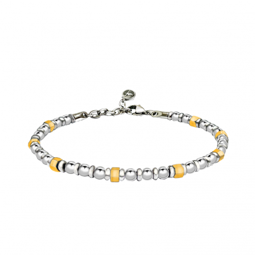 BRACCIALE UOMO CON PERLINE PIETRA - RD2388E205