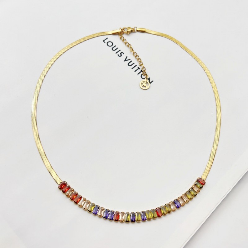 COLLANA SNAKE CON ZIRCONIA - AG2235104B97