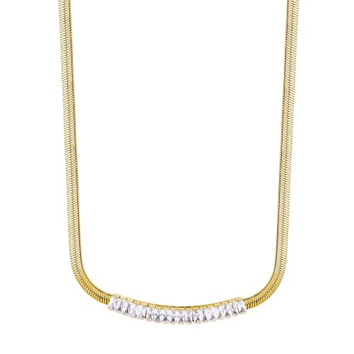 COLLANA SNAKE CON ZIRCONIA - AG2235104B97