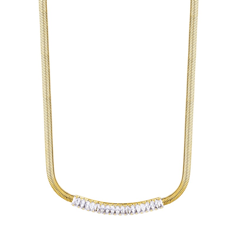 COLLANA SNAKE CON ZIRCONIA - AG2235104B97