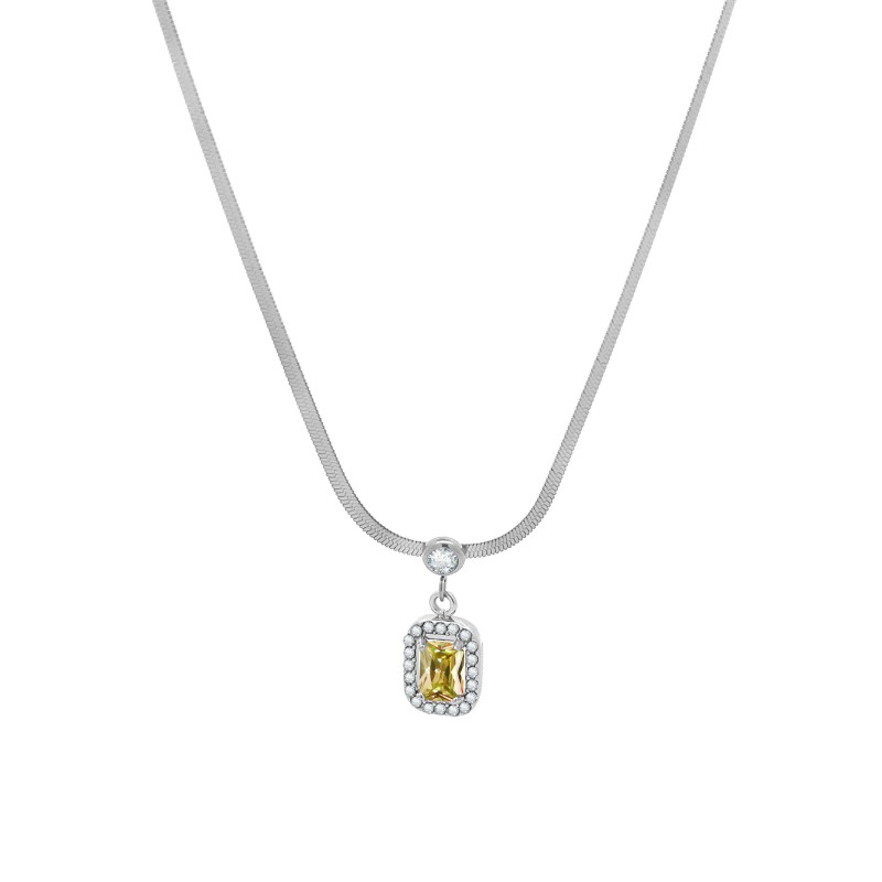 COLLANA SNAKE CON ZIRCONIA - JN2360F69
