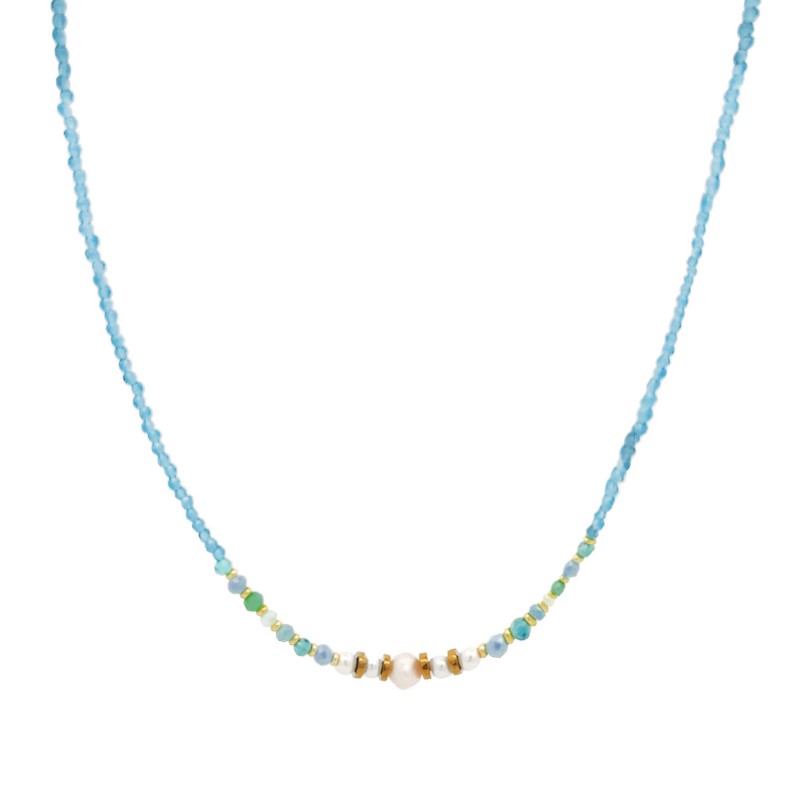 COLLANA CON CRISTALLI E PERLE - MNK2368E970