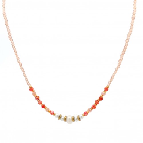 COLLANA CON CRISTALLI E PERLE - MNK2368E970