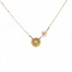 COLLANA CON FIORE E PIETRA - NK21124112E98