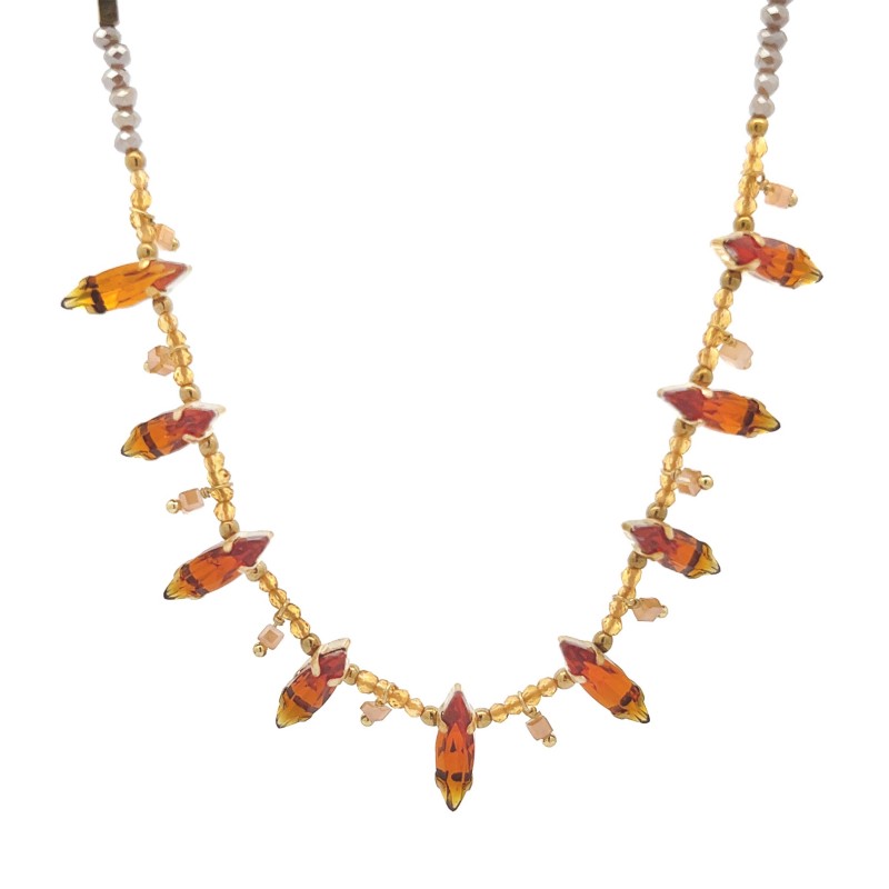 COLLANA CON CRISTALLI - NK22134D131