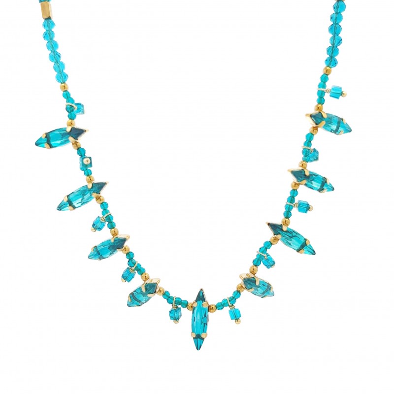 COLLANA CON CRISTALLI - NK22134D131