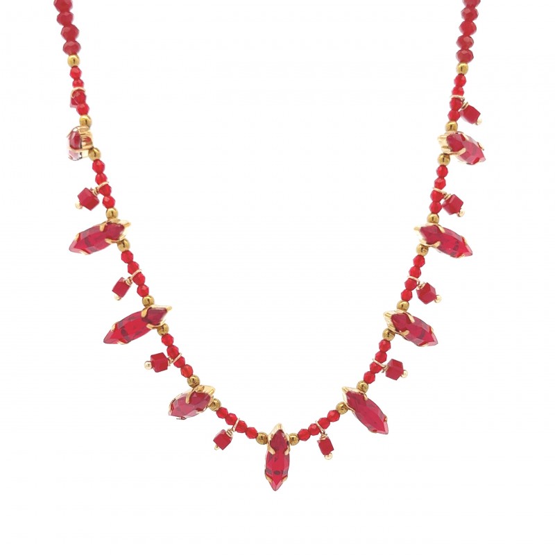 COLLANA CON CRISTALLI - NK22134D131