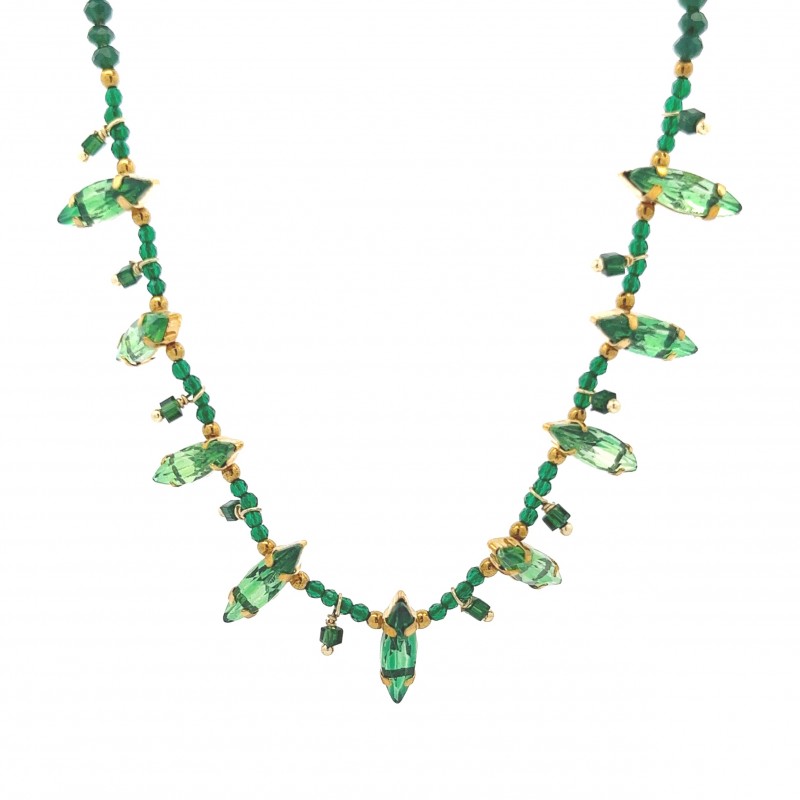 COLLANA CON CRISTALLI - NK22134D131