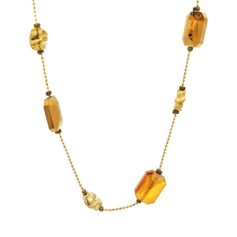 COLLANA LUNGA CON CRISTALLI - NK22135D174