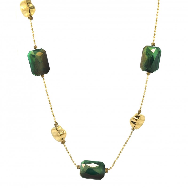 COLLANA LUNGA CON CRISTALLI - NK22135D174