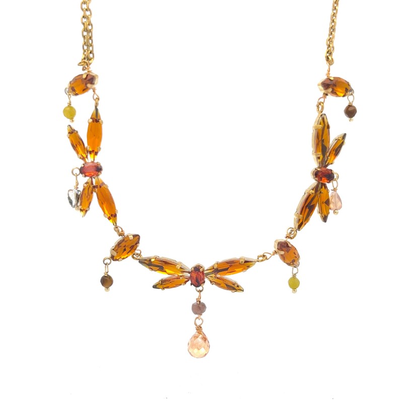 COLLANA CON CRISTALLI - NK22135D178