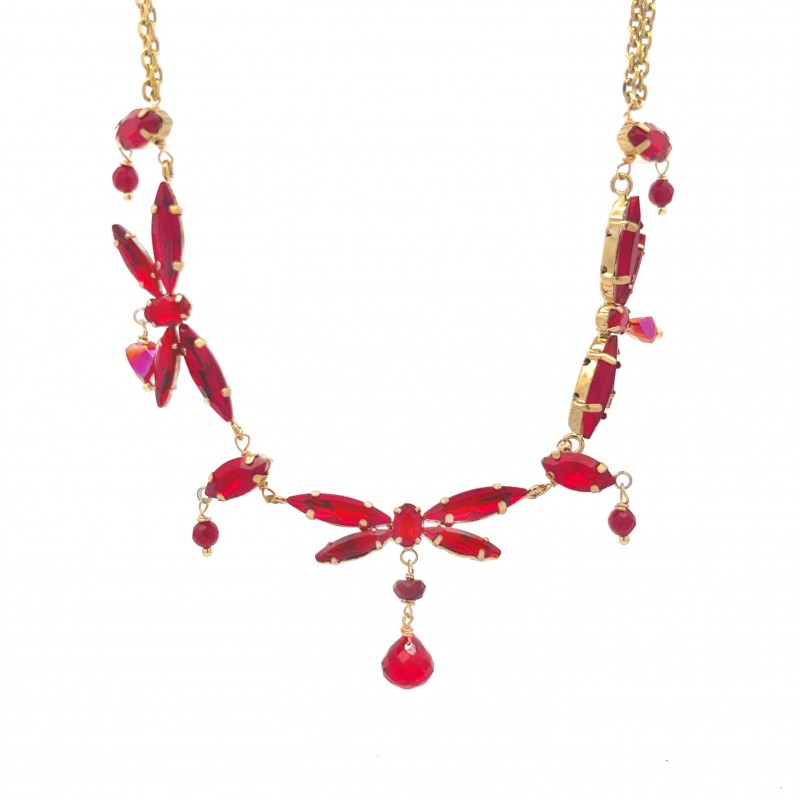 COLLANA CON CRISTALLI - NK22135D178