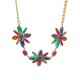 COLLANA CON FIORI DI CRISTALLI - NK22135D215