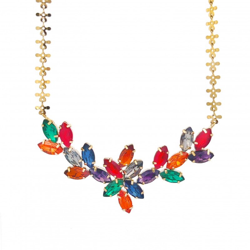 COLLANA CON CRISTALLI - NK22140D214