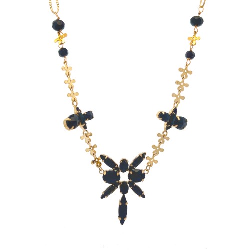 COLLANA CON CRISTALLO - NK22143D176