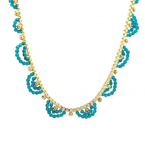 COLLANA CON CRISTALLI - NK22144D136