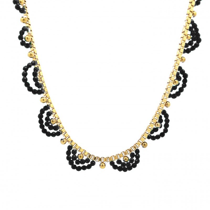 COLLANA CON CRISTALLI - NK22144D136