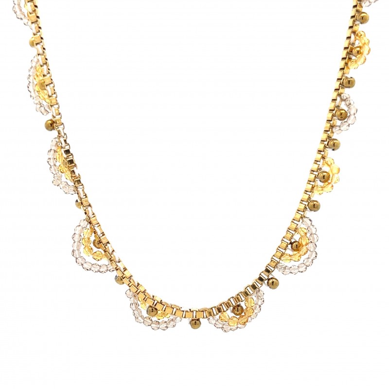 COLLANA CON CRISTALLI - NK22144D136