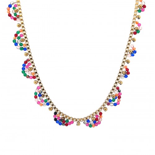 COLLANA CON CRISTALLI - NK22144D136