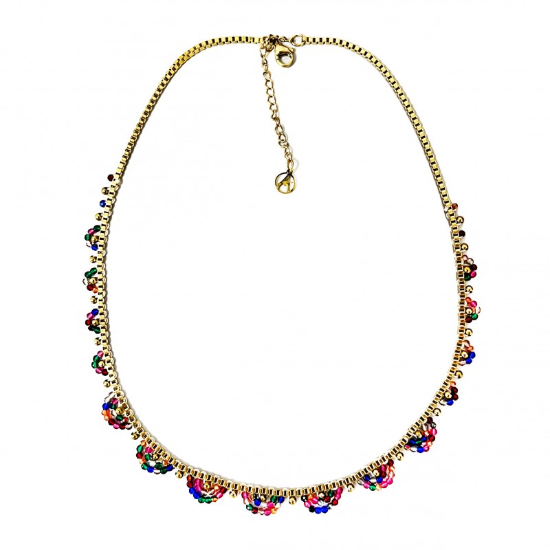 COLLANA CON CRISTALLI - NK22144D136