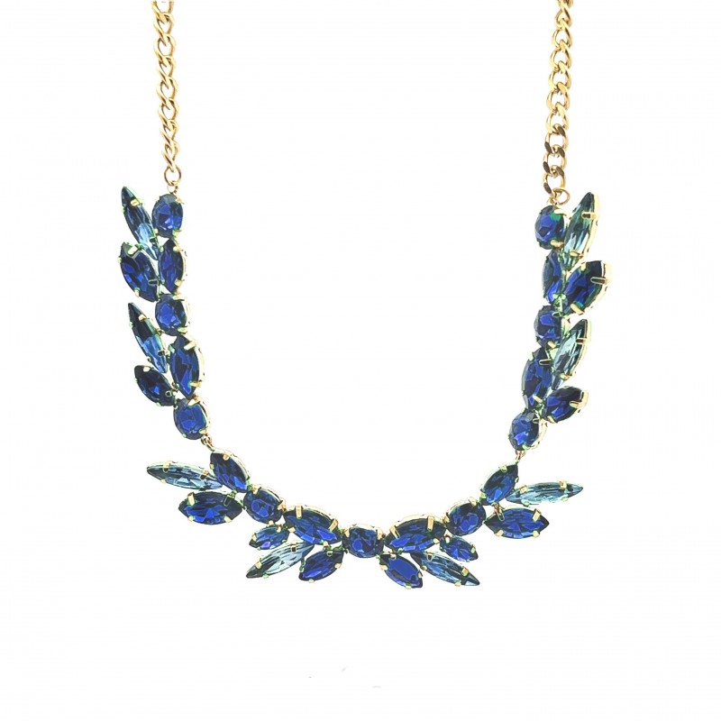 COLLANA CON CRISTALLI - NK22156D212