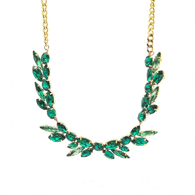 COLLANA CON CRISTALLI - NK22156D212