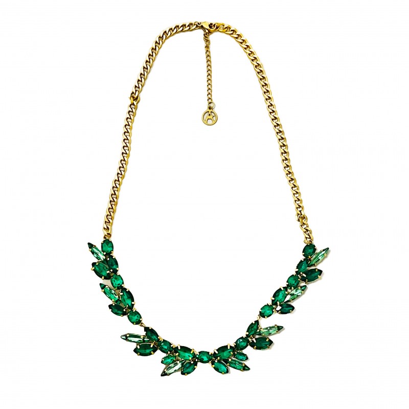 COLLANA CON CRISTALLI - NK22156D212