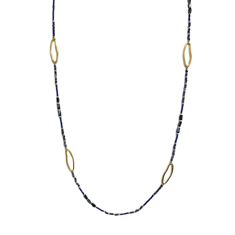 COLLANA LUNGA CON CRISTALLI - OL23150E720