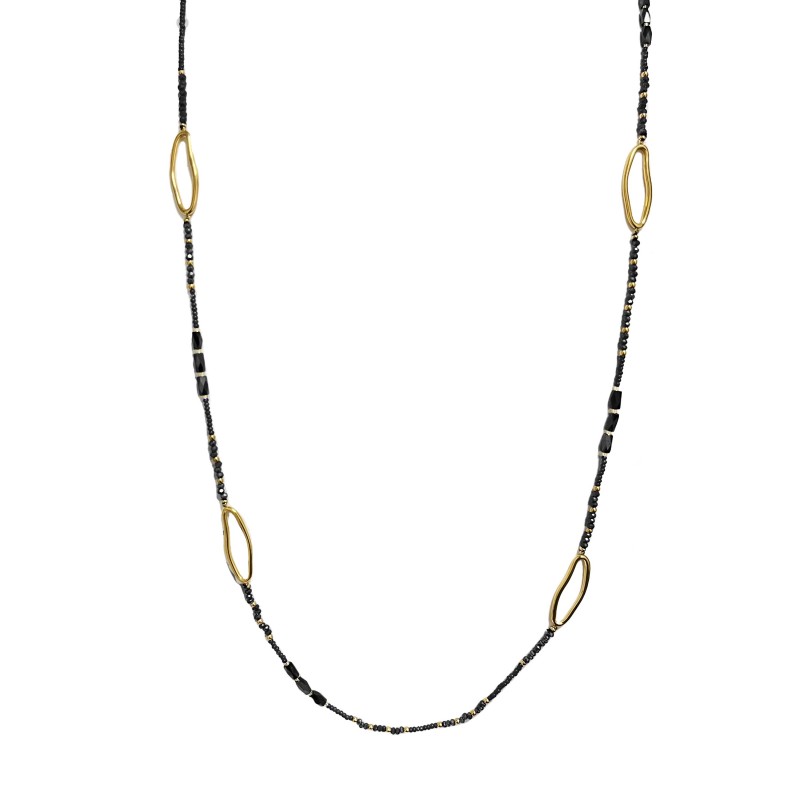 COLLANA LUNGA CON CRISTALLI - OL23150E720