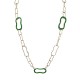 COLLANA LUNGA A CATENA CON CRISTALLI - OL23184E722
