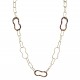 COLLANA LUNGA A CATENA CON CRISTALLI - OL23184E722