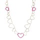 COLLANA LUNGA CON CATENA A FORMA DI CUORE - OL23184E724
