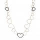 COLLANA LUNGA CON CATENA A FORMA DI CUORE - OL23184E724