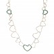 COLLANA LUNGA CON CATENA A FORMA DI CUORE - OL23184E724