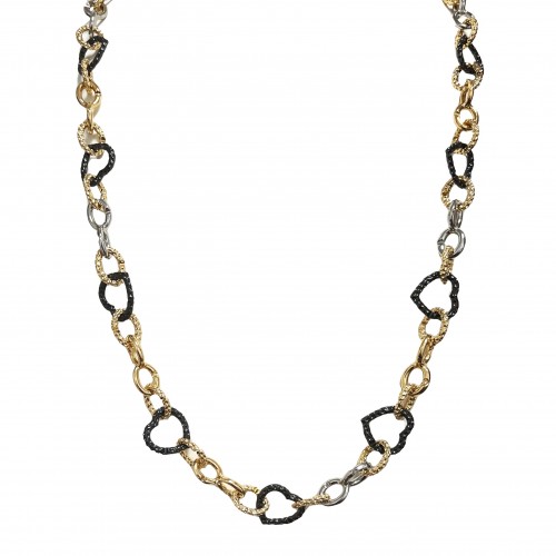 COLLANA LUNGA A CATENA CON CUORE - S15920A