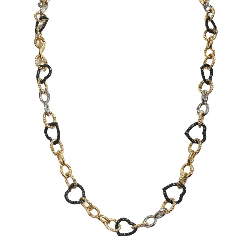 COLLANA LUNGA A CATENA CON CUORE - S15920A