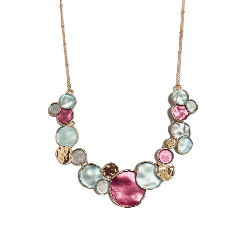 COLLANA CON BOLLICINE SMALTATE - SW2110301056D96