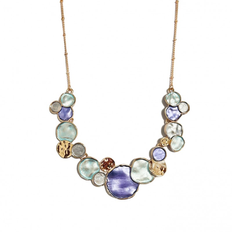 COLLANA CON BOLLICINE SMALTATE - SW2110301056D96