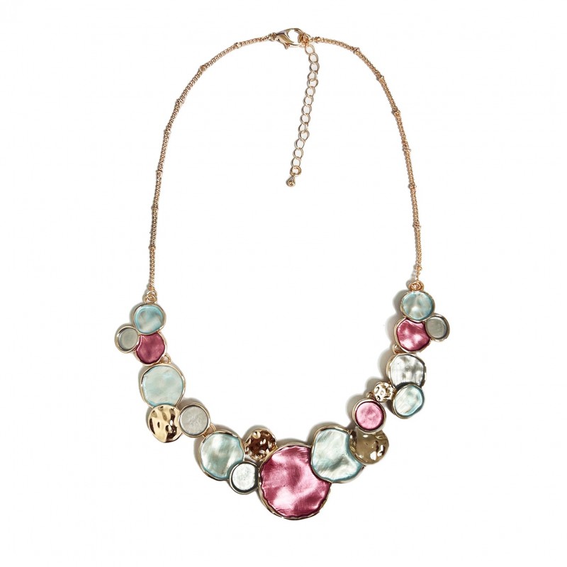 COLLANA CON BOLLICINE SMALTATE - SW2110301056D96