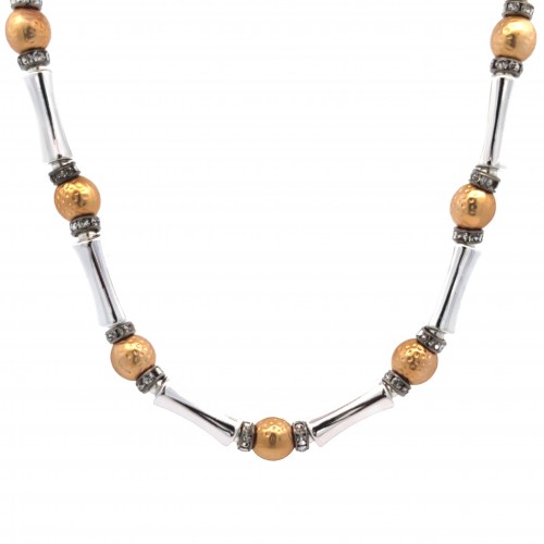 COLLANA GIROCOLLO CON PALLINE - SW211271024G39