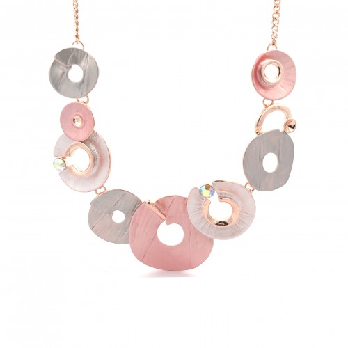 COLLANA SMALTATA CON STRASS - SW2234104B55